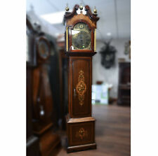 c013 English early 1900's Tall Case Grandfather Clock- Local Pickup Only picture