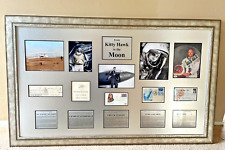 Wright Brothers + Lindbergh + Yeager + Gagarin + Neil Armstrong Autographed- PSA picture