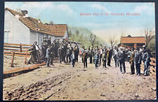 1910 USA Picture Postcard Cover To Sheffield Fl Election Day Kentucky Mountains picture