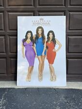 HUGE 39” W X 57” T Kim Khloe Kourtney Kardashian Khroma Store Display SKKN Mac picture