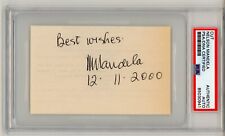 Nelson Mandela ~ Signed Autographed Cut Authentic Signature ~ PSA DNA Encased picture
