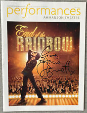 Tracie Bennett Signed In-Person End Of The Rainbow Performance Magazine RARE picture