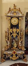 Sevres Style Porcelain/Gilt Bronze  Musical Cherub Angels French Pendulum Clock picture