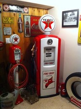 Vintage Eco Air Meter Gas Oil Texaco Restored Water With Texaco Lights picture