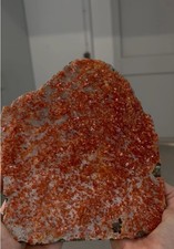 Large Wulfenite Plate with Gorgeous Reddish-Orange Crystals – Large Cabinet Size picture