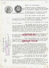 COCO CHANEL - SIGNED  -CONTRACT- WINSTON CHURCHILL - COUTURE-FASHION picture