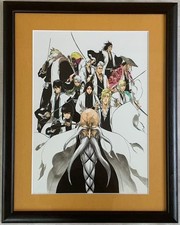 BLEACH Gotei 13 Captains Group Portrait Framed High-Definition Art Reproduction picture