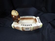 Vintage Mcwilliam's Cream Sherry Barrel Ceramic Ashtray picture