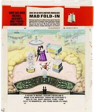 Mad Magazine Al Jaffee (1994)  Fold-In ORIGINAL ART Michael JACKSON Liz Taylor picture