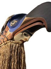 Northwest Eagle / Man Headdress By Dwane Pasco ca 1990s 66
