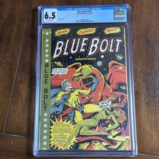 Blue Bolt Comic # 105 Star Publications 1950 L.B. Cole CGC 6.5 picture