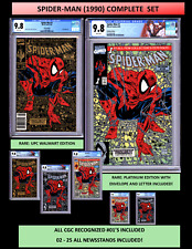 Spider-Man #1  - 25 CGC 9.8 WP NEWSSTAND (S) - SET OF 31 BOOKS - PLATINUM & GOLD picture
