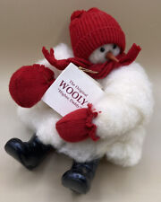 The Original Wooly Vtg Snowman Decoration “Higher Daddy”New With Orig Tag 1998 picture