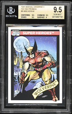 1990-91 Marvel Universe Toy Biz Promo Variant Wolverine Rc Card BGS 9.5 POP 1 picture