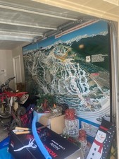 Giant Vail Trail Map 8ft x 24ft From Vail Mountain. picture