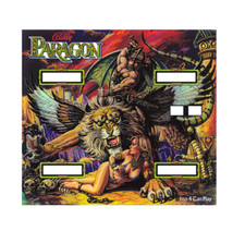 Paragon Pinball Machine Backglass - New picture