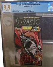 Crusade of Comics Presents Spawn#1 CGC 9.9 }1:1{ HIGHEST GRADED COPY ON EBAY😉 picture