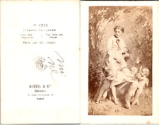 Goupil, Paris, Tableau L'love winner by Chaplin, girl drawn by picture