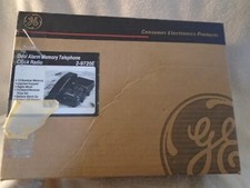Vintage GE LCD Dual Alarm Clock Radio AM FM Telephone 2-9720A picture