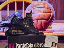 Vintage Handmade Football Boots Pantofola d’Oro “Thomas Doll”, Size 42 NEW picture