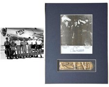 Enola Gay / Hiroshima Flown Emergency Survival Kit Signed Tibbets Photo Ex Caron picture