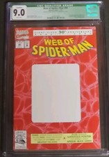 Web of Spider-Man 30th Ann #90 c.92  NON-HOLOGRAM  Only 1 of 1 😉🏆😎  CGC 9.0.  picture