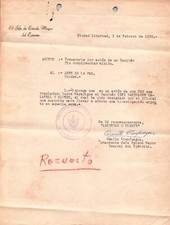RARE REVOLUTION CAMILO CIENFUEGOS SIGNED AUTOGRAPH LETTER 1959 100% ORIGINAL picture