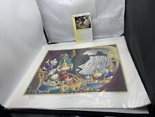 Carl Barks In The Cave Of Ali Baba Gold Plate Lithograph 71/100 Coa 25x21.5” Bh picture