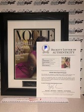 MICHELLE OBAMA SIGNED AUTOGRAPHED 8X10 PHOTO MATTED 11x14-BECKETT BAS LOA BARACK picture