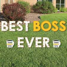 Happy Boss's Day - Outdoor Lawn Decor - Yard Signs - Best Boss Ever picture