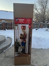 Member's Mark 6' Pre-Lit Grand Nutcracker with Music Box picture