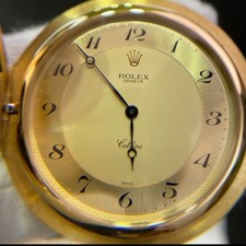 Rolex Cellini Pocket Watch 18K 750 Gold Manual Winding Working Item JAPAN JP picture