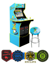 Arcade1Up The Simpsons Arcade Cabinet with Riser + Lit Marquee/Deck + Stool picture