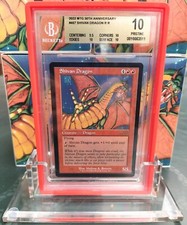 BGS 10 Magic SHIVAN DRAGON Retro Frame 30TH ANNIVERSARY Edition POP1 Beckett MTG picture