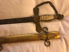 Antique Ceremonial Sword gift to Sgt Luke D. Ashley - Boston Light Infantry 1853 picture