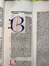 Important XL incunabula, 248 sheets, Rainerius de Pisis, G. Zainer Augsburg 1474 picture