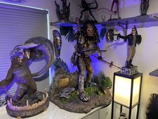 Custom Wolf Predator Statue 1:2 Scale Alien Vs Predator picture