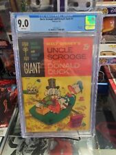 1965 Gold Key Giant UNCLE SCROOGE AND DONALD DUCK 1 CGC WHIE PAGES CLASSIC picture