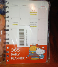 SANRIO HELLO KITTY 365 Day Planner With Vinyl Cover + FREE  HK Mystery STICKERS picture