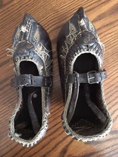 Ethnic Yemenite Jewish Woman's Shoes San'a Yemen Judaica Judaism Israeli picture