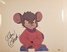🚩 Fievel An American Tail original production cel signed by Don Bluth JSA COA picture