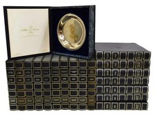 Franklin Mint Silver Presidential Commemorative Plates Collection w/ COA's picture