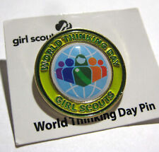 Girl Scout 2019 WORLD THINKING DAY PIN Friendship Celebration Countries UNDATED picture