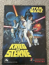 1977 Panini Star Wars 📈 Complete Set - All 256 stickers - unglued + empty album picture