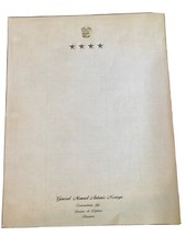 Manuel Antonio Noriega, 4 star Flag officer Just Cause Monogrammed Stationary picture