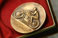 Rare 1946 Bronze Relay of Youth Plaque Tito Josip Broz Yugoslavia Indian Harley picture