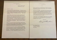 Dwight D. Eisenhower 1957 Typed Letter Signed as President - Little Rock Crisis picture