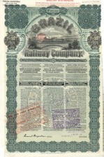 Brazil Railway Co. - 1909 dated Brazilian Bond - Foreign Bonds picture
