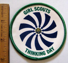 Girl Scout WORLD FRIENDSHIP PATCH Thinking Day Celebration UNDATED Silk Screened picture