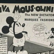 Mickey Mouse fascist salute in 1932 The Hollywood Reporter Walt Disney Mussolini picture